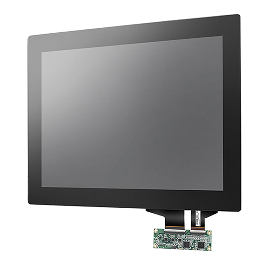 LCD DISPLAY, 15" LED panel 500N 1024x768, (Black) PCT touch